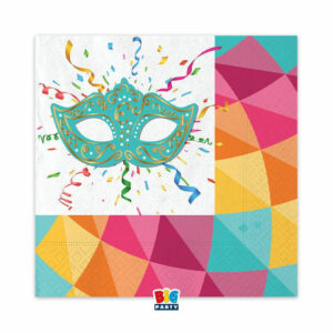 Tovaglioli 33×33 cm Carnival Mix 16 pezzi *