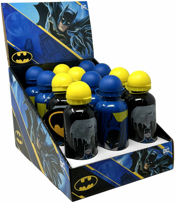 1 Borraccia in alluminio Batman Fantasie assortite