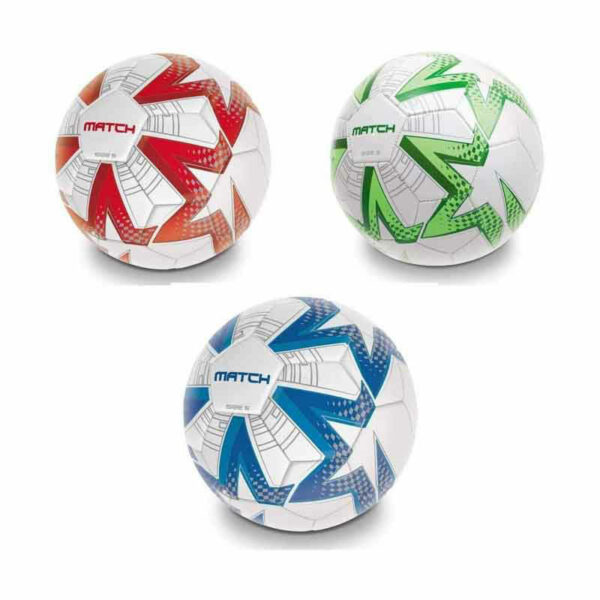 1 Pallone Cuoio Calcio Match Colori assortiti