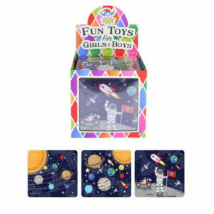 1 Puzzle Spazio in cartoncino 13×12 cm Fantasie assortite