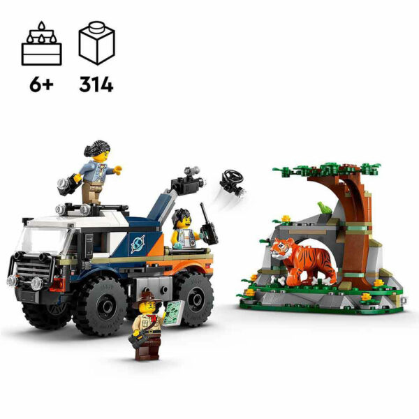 Fuoristrada dell’Esploratore della giungla LEGO City - immagine 2