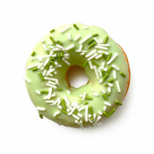 Donuts al gusto Pistacchio con glassa verde 6 pz