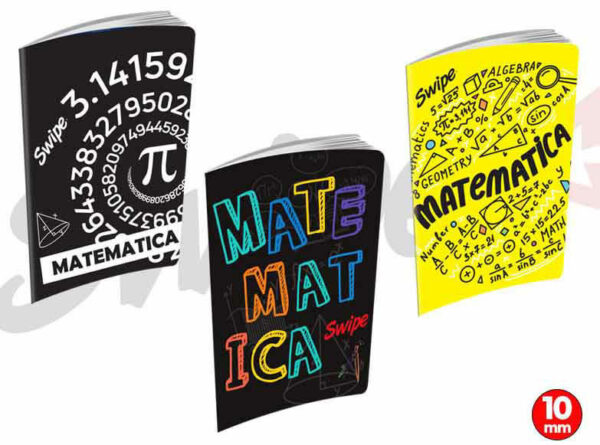1 Swipe Maxi Quaderno Matematica 10 mm Modelli assortiti