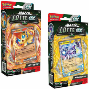 1 Pokemon Mazzo Lotte EX – Miraidon EX e Victini EX Modelli assortiti