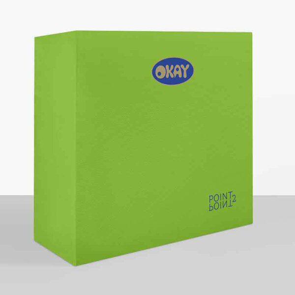 Tovaglioli 38x38 cm Punto Punto Verde Kiwi 40 pz