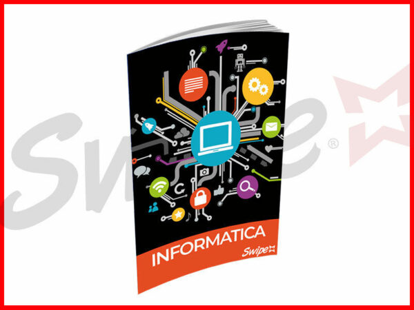 1 Swipe Maxi Quaderno Informatica 5 mm Copertine assortite