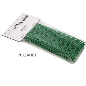 Ganci Verdi per Palline 70 pz