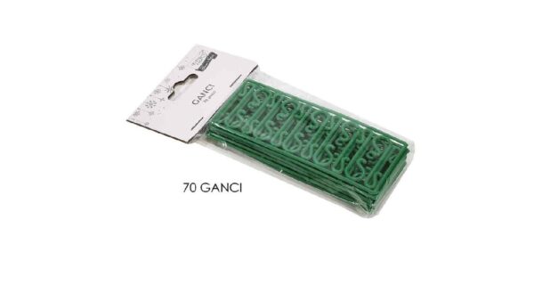 Ganci Verdi per Palline 70 pz