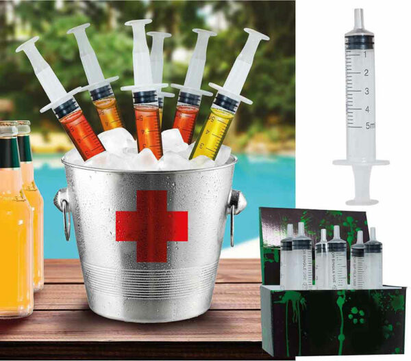 6 Siringhe per riempire 5 ml