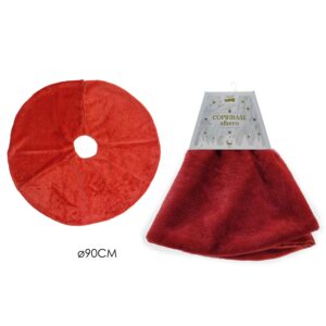 Copribase Albero Pelo Rosso 90 cm