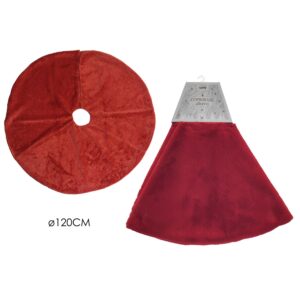 Copribase Albero Pelo Rosso 120 cm