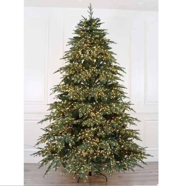 Albero di Natale Big Sky con 3800 Luci Led 210 cm
