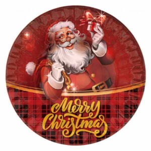 Ciotole 15 cm Babbo Natale 8 pz