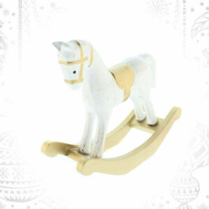 Cavallo Bianco a dondolo