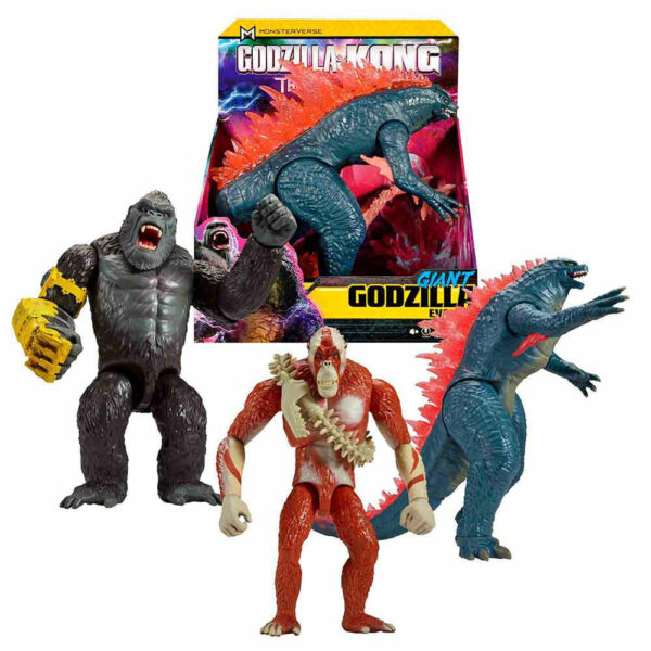 1 Figurina Gigante Godzilla x Kong 2 Soggetti assortiti