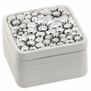 Scatolina Quadrata 7×7 cm con decoro Margherite *