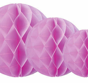 GLOBO in CARTA diametro 20 30 40 cm 3 pz ROSA *