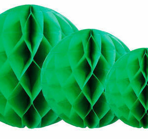 GLOBO in CARTA diametro 20 30 40 cm 3 pz VERDE *