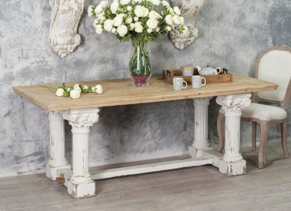 Tavolo in Legno 200x89,5 cm altezza 76,5 cm *