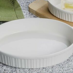 Pirofila in Ceramica Ovale diametro 31×20 cm altezza 6 cm *