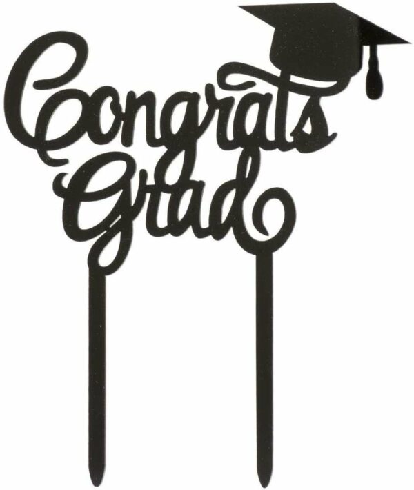 Cake Topper Congrats Grad *