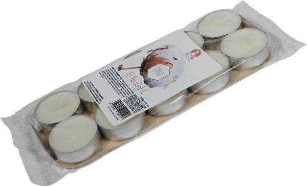 Blister Tealight Profumato Fiori di Cotone 10 pezzi *