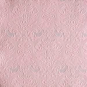 Tovaglioli 25×25 cm Elegance Rosa Pastello 15 pezzi *