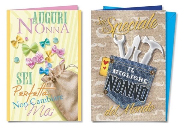 Biglietto Auguri Nonni assortiti *