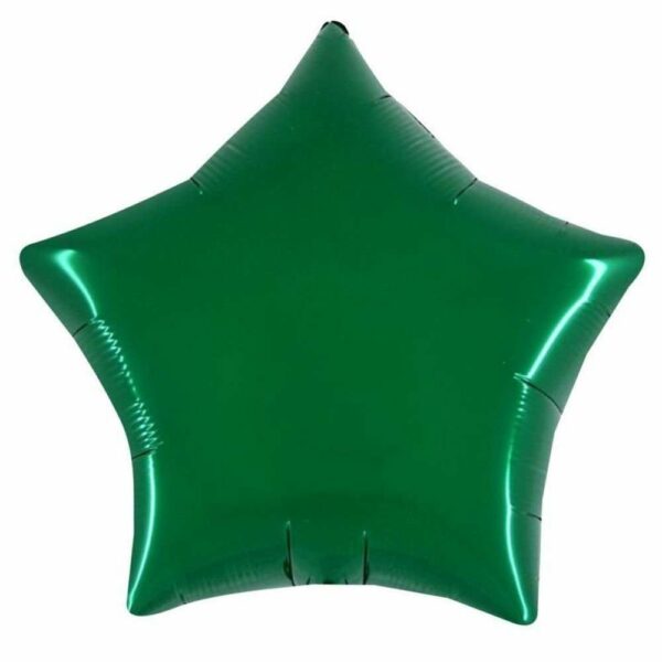 Palloncino Mylar 36'' 92 cm Stella Verde Smeraldo *