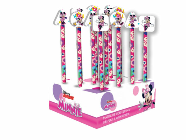 1 Matita con gomma Minnie Fantasie assortite