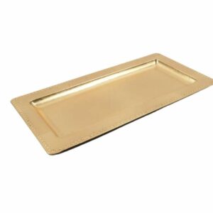 Vassoio Foglia Oro 36 cm *