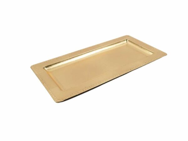 Vassoio Foglia Oro 36 cm *
