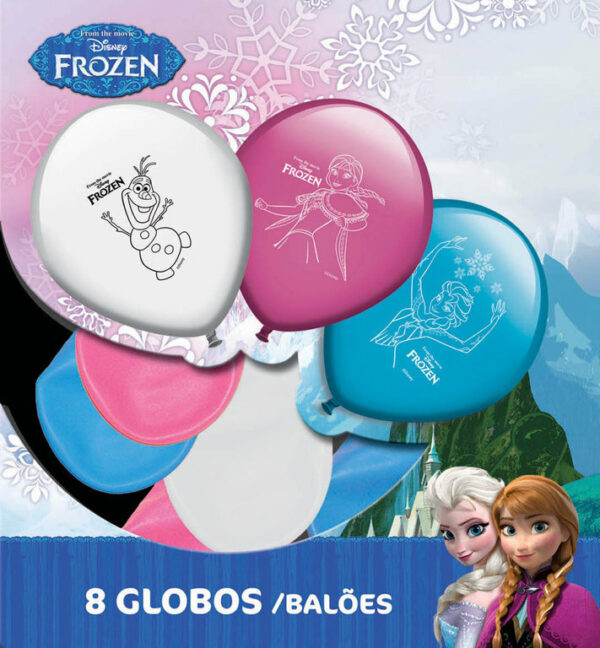 Palloncini in Lattice 30 cm Frozen Assortiti 8 pz