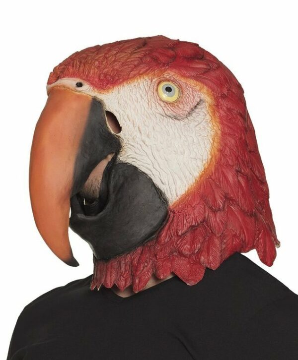 Maschera in lattice per adulto Pappagallo *