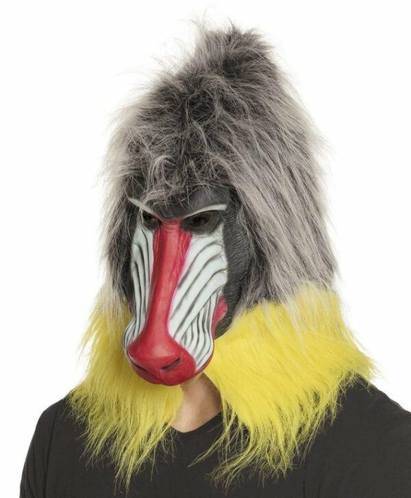 Maschera in lattice per adulto Babbuino Rafiki Re Leone *