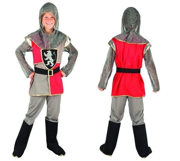 Costume Carnevale Bambino Cavaliere Medievale 7-9 anni *