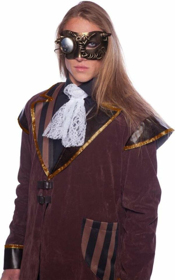 Steampunk Maschera Uomo Gold*