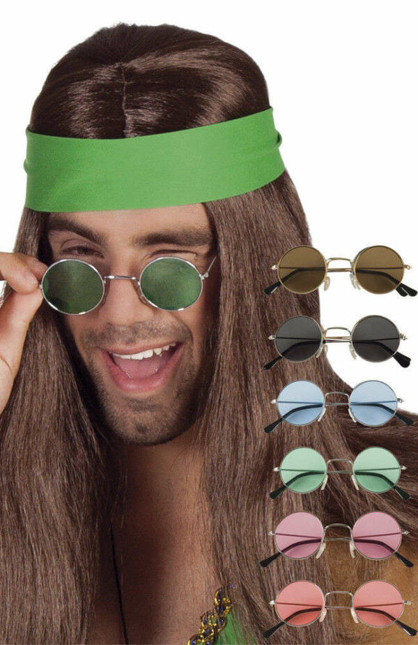 Occhiali da sole tondi John Hippie colori assortiti*