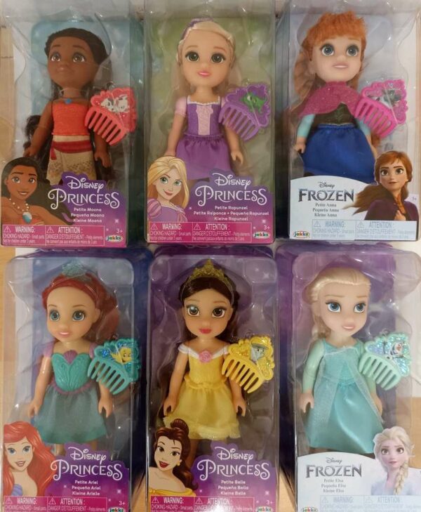 1 Principesse Disney 15 cm Personaggi Assortiti
