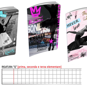 10 Quaderni Active Dance Maxi 20+1 fogli rigo Q *