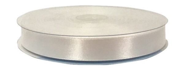 Rotolo Nastro Doppio Raso Bianco 16 mm 50 mt *