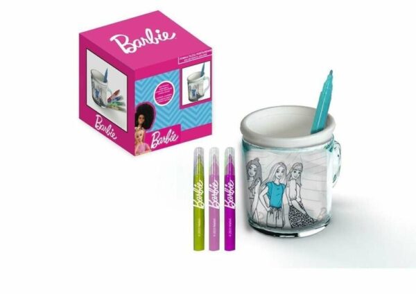 Tazza Portapenne da colorare Barbie *