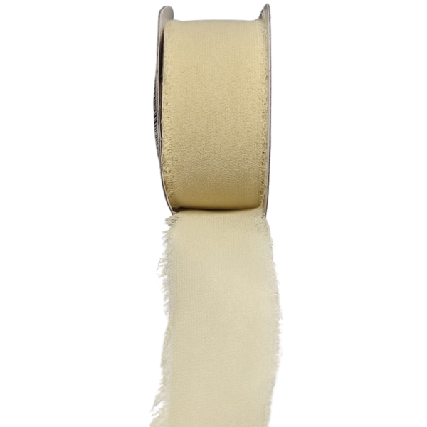 Rotolo Nastro Chiffon 30 mm 20 metri Beige - immagine 2