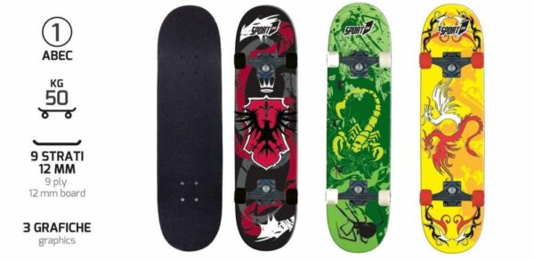 Skateboard Orion portata 50 kg *